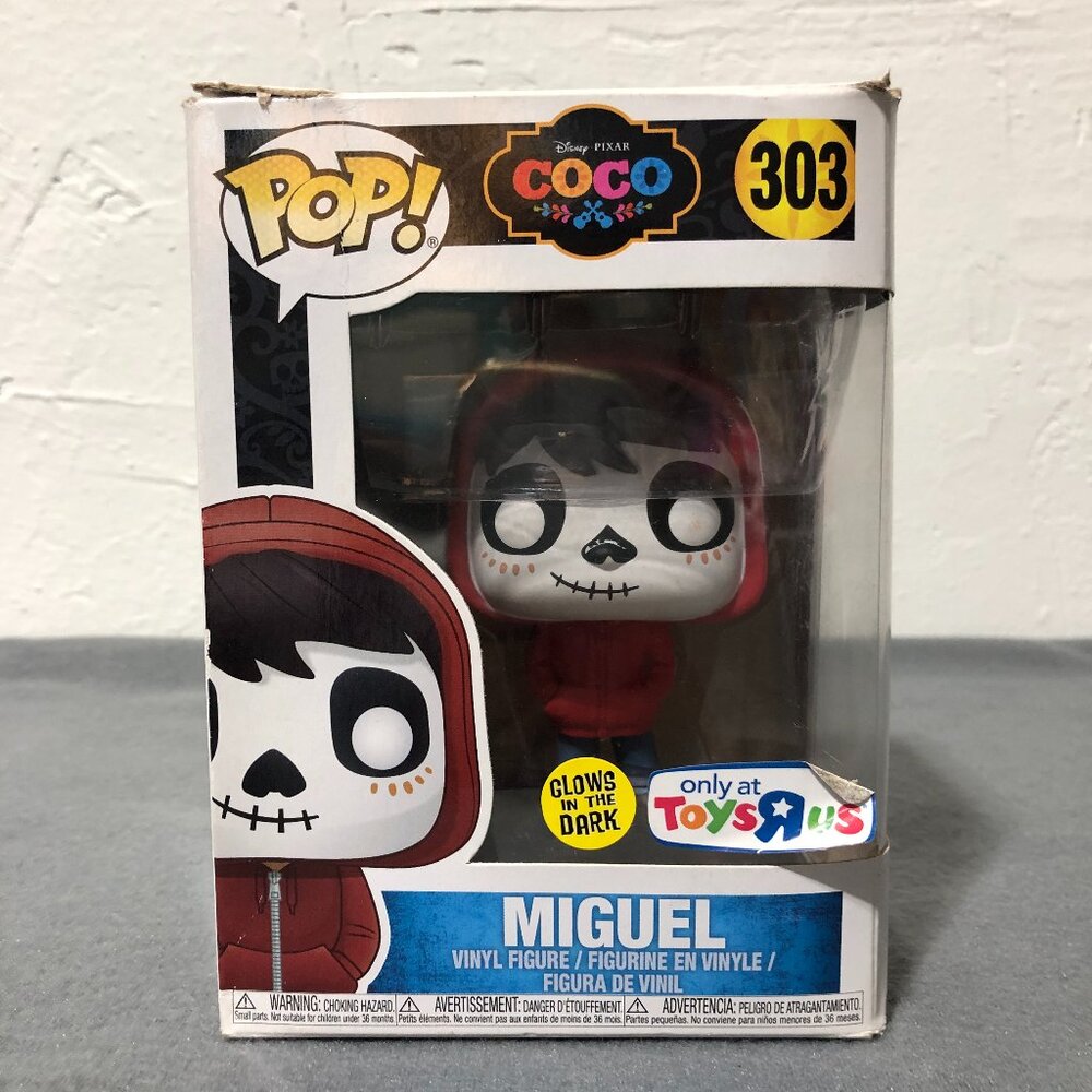 Funko Coco Miguel 303 Toys R Us Exclusive Glow In Dark